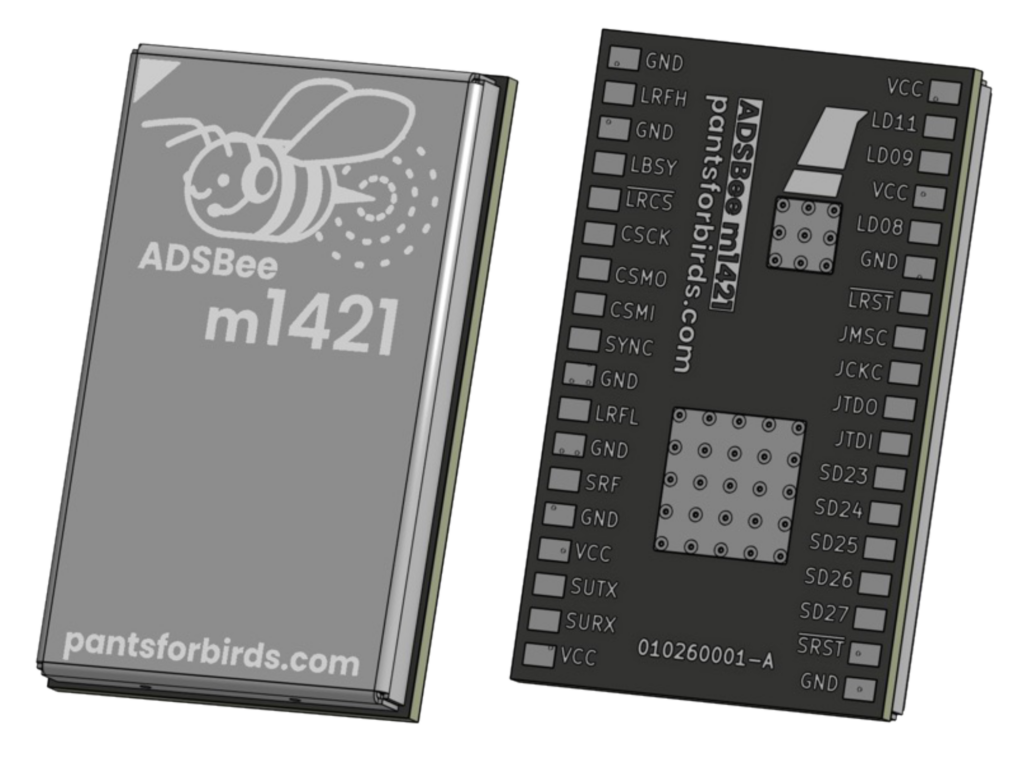 ADSBee m1421 so với đồng xu