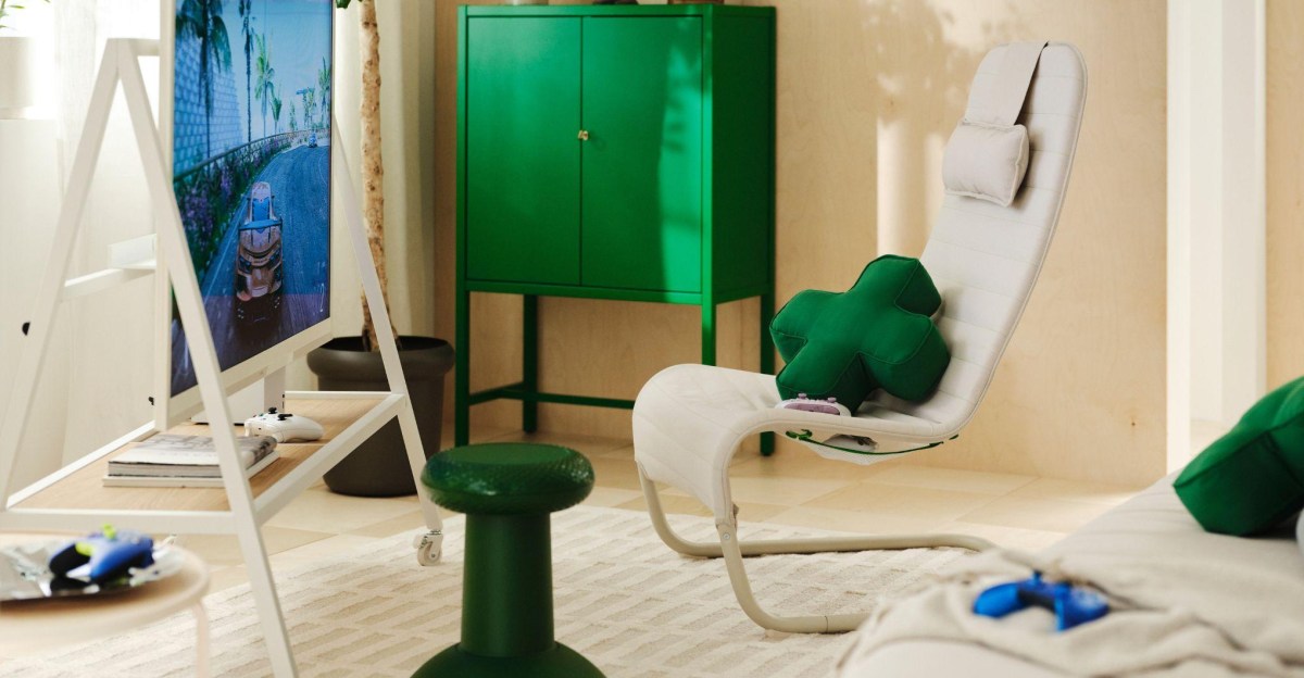 Ikea ra mắt bộ sưu tập nội thất phong cách Xbox, có cả ghế đẩu hình cần điều khiển khổng lồ