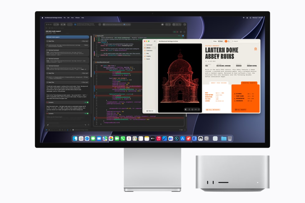 Mac Studio với Xcode và tích hợp Claude