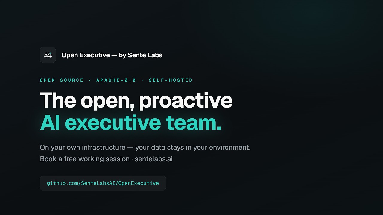 Open Executive demo trên YouTube