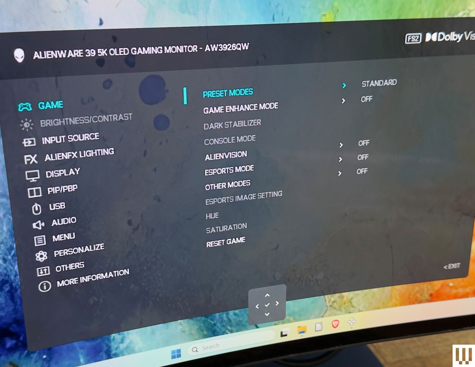 Alienware AW3926QW - Chất lượng hiển thị