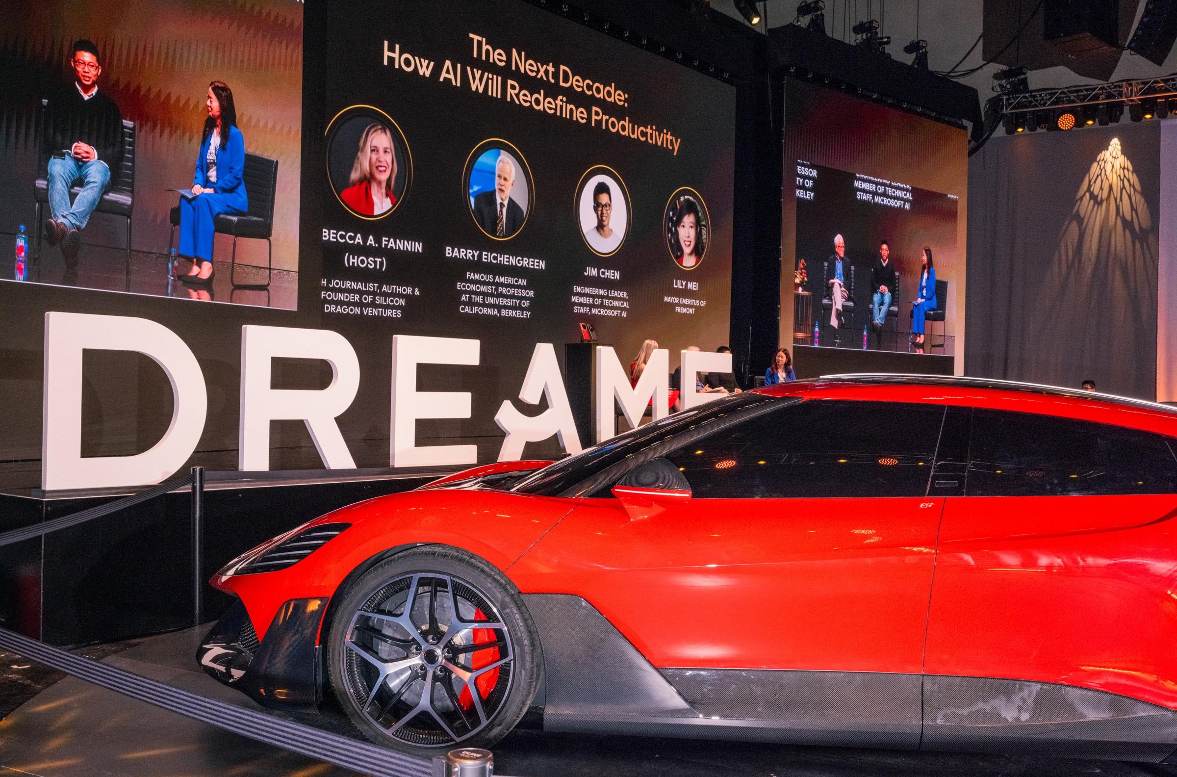 Mẫu xe Dreame NEXT trình diễn tại San Francisco