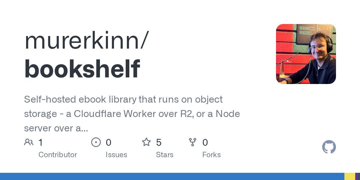 Bookshelf – Thư viện sách điện tử tự lưu trữ chạy trên object storage