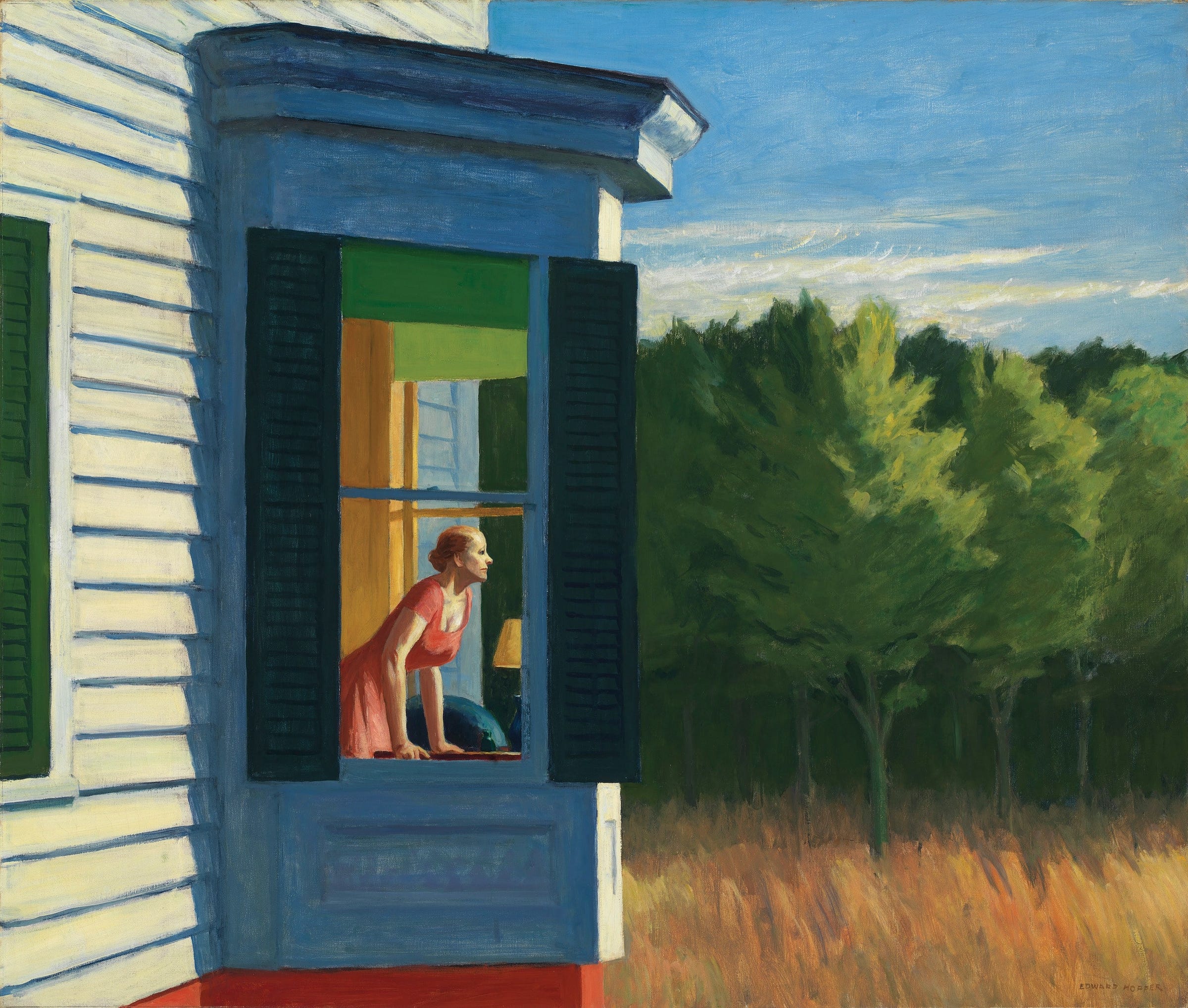 Edward Hopper, Cape Cod Morning, oil on canvas, 1950