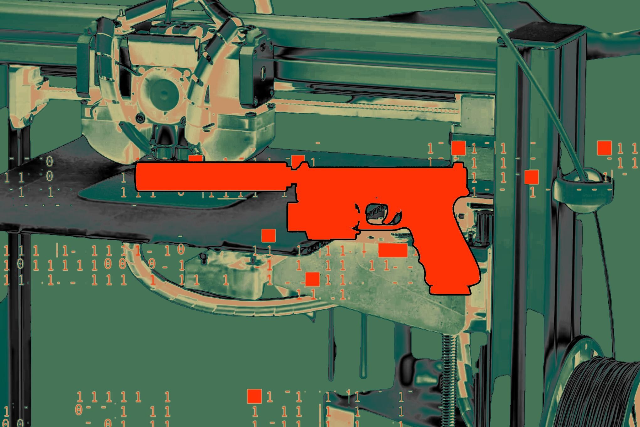 Súng in 3D và quy trình quét