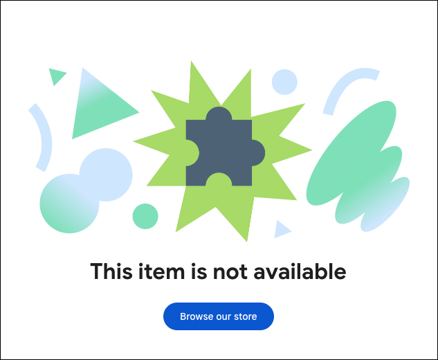 Cửa hàng tiện ích Chrome với uBlock Origin