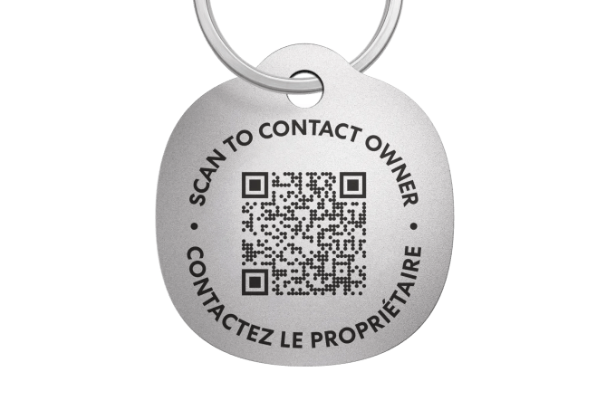 Thẻ đeo quét mã QR cho thú cưng của Life360