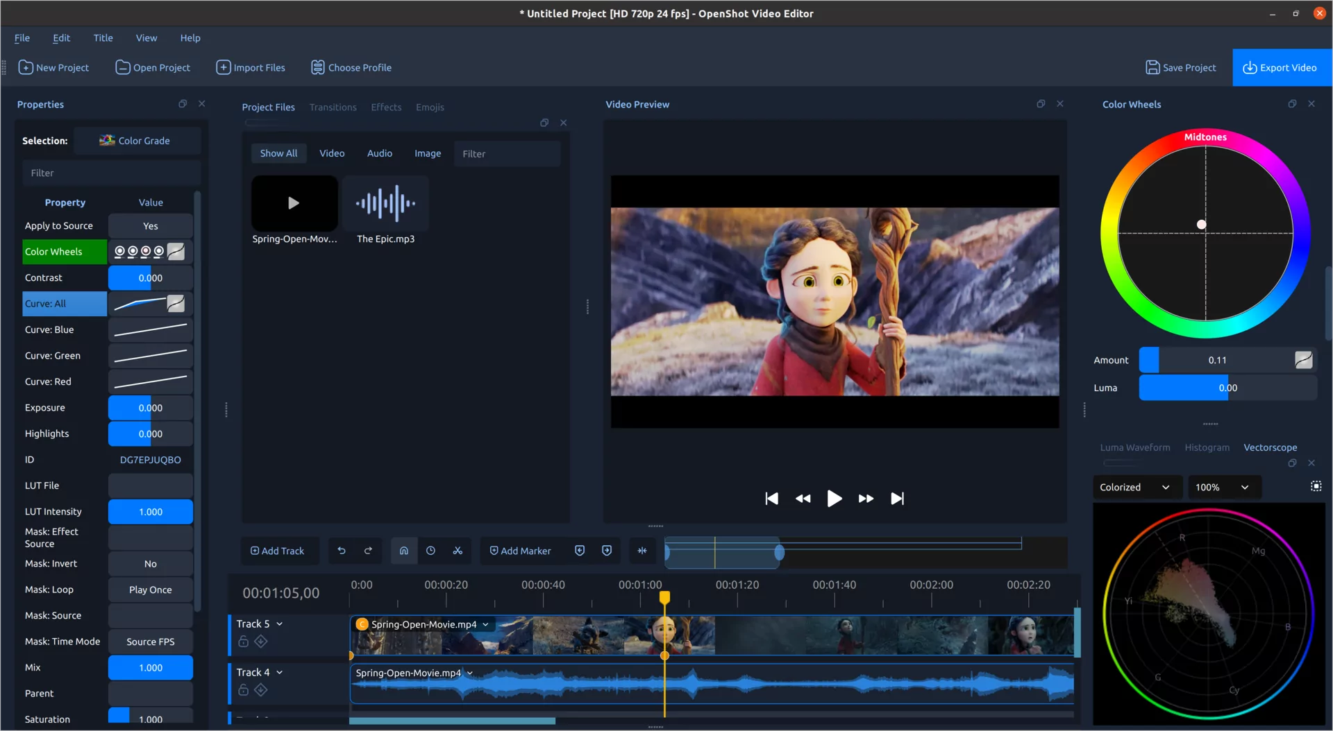 OpenShot 4.0 chính thức ra mắt: Ghi hình, chỉnh màu và biên tập chưa từng có