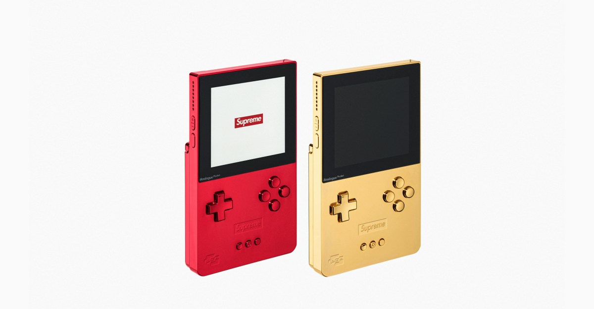 Analogue Pocket bản Supreme: Vỏ kim loại đỏ và mạ vàng 24K "cháy hàng"