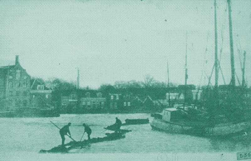 Nạo vét bằng tay tại Delft, Hà Lan