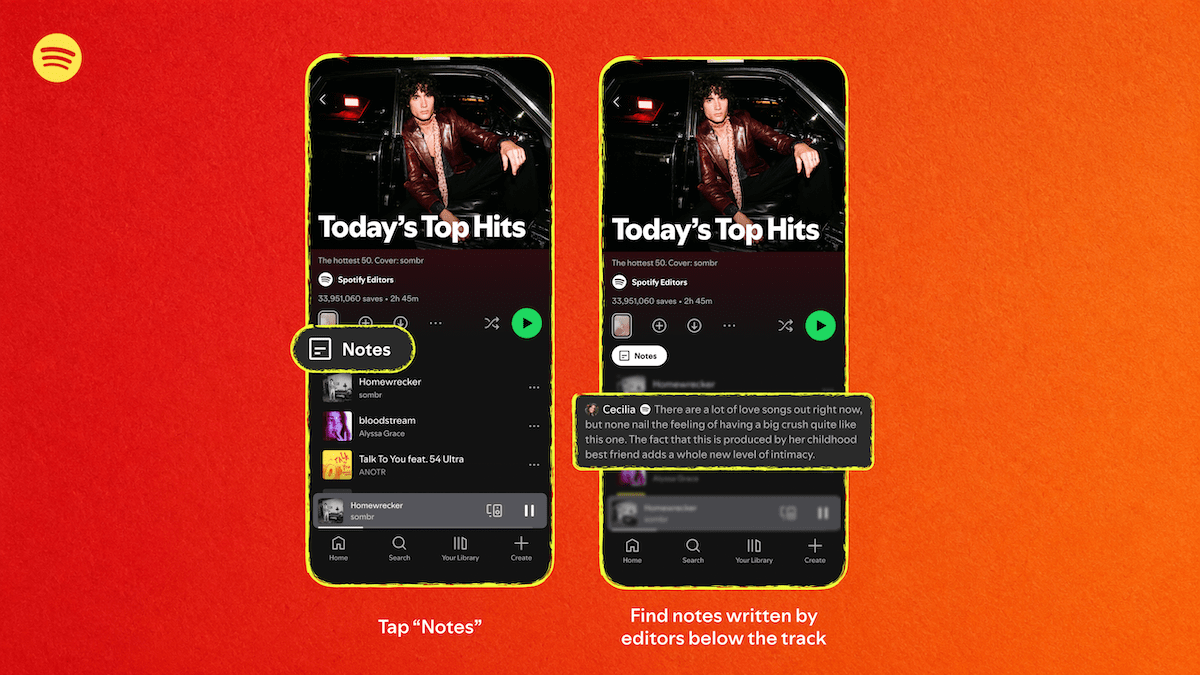 Spotify ra mắt Playlist Notes: Thêm câu chuyện cá nhân vào danh sách nhạc của bạn