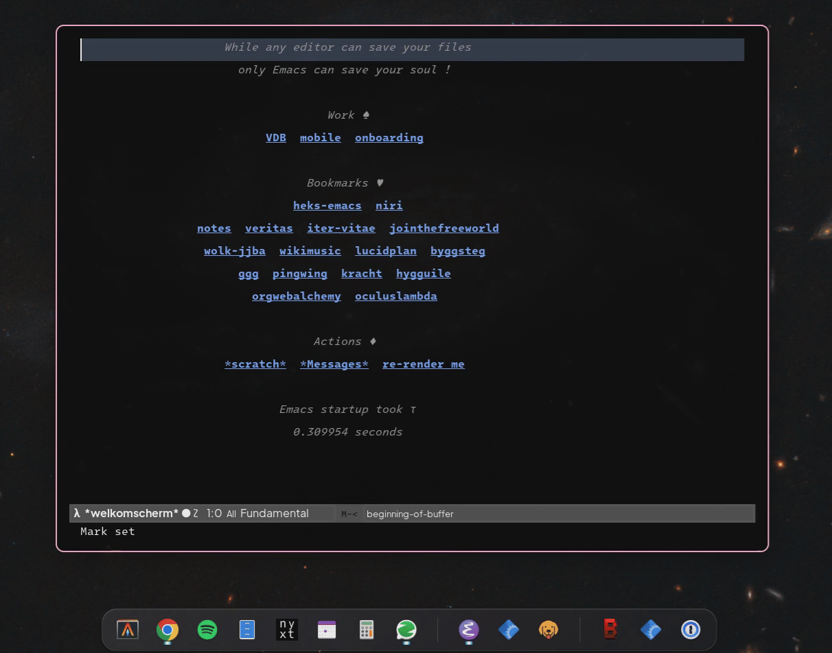 Kết nối REPL với dock từ Emacs hoặc terminal