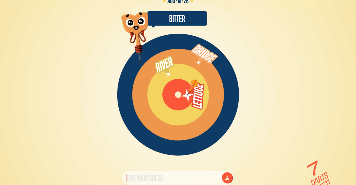 Wordle gặp Clippy: Trò chơi chữ mới Dartwords từ nhà phát triển Blaseball