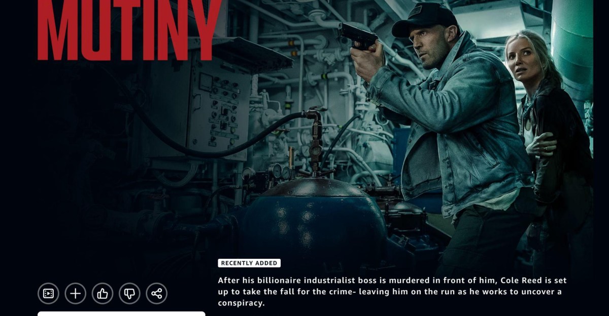 Amazon Prime Video rò rỉ toàn bộ phim Mutiny của Jason Statham trước ngày ra rạp