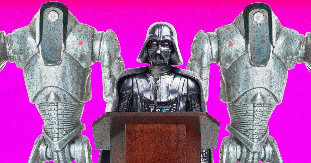 “Darth Vader” Xuất Hiện Trước Hội Đồng Thành Phố Để Chế Nhạo Hệ Thống Giám Sát Flock