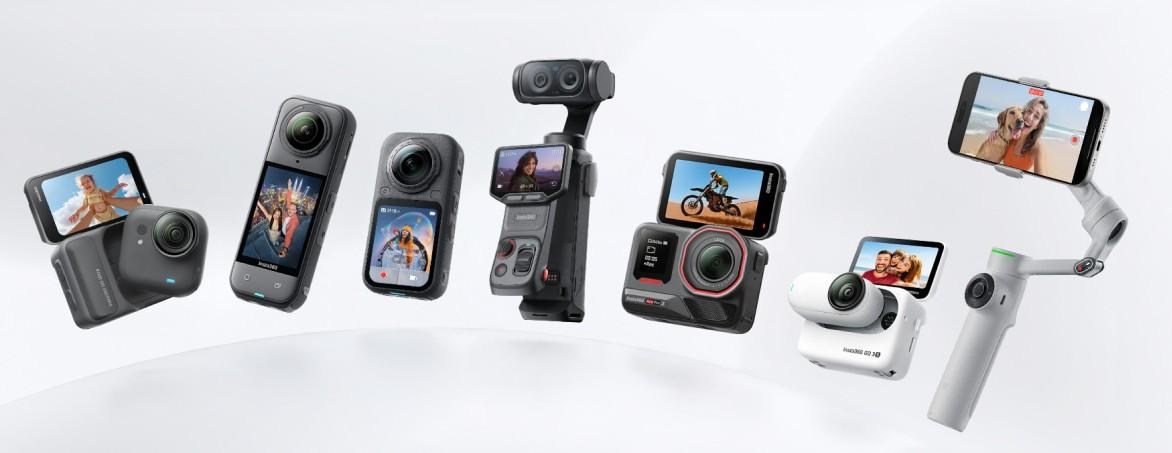 Dải sản phẩm camera hiện tại của Insta360