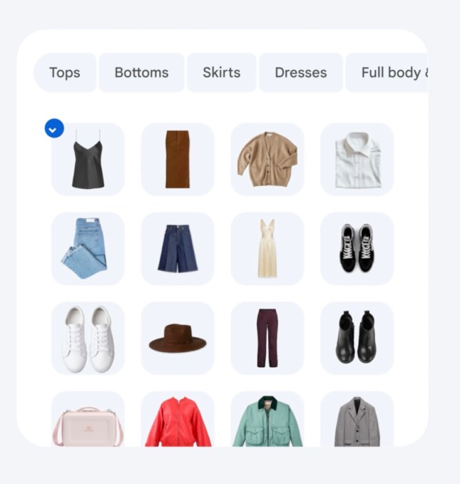 Tủ đồ ảo của Google Photos
