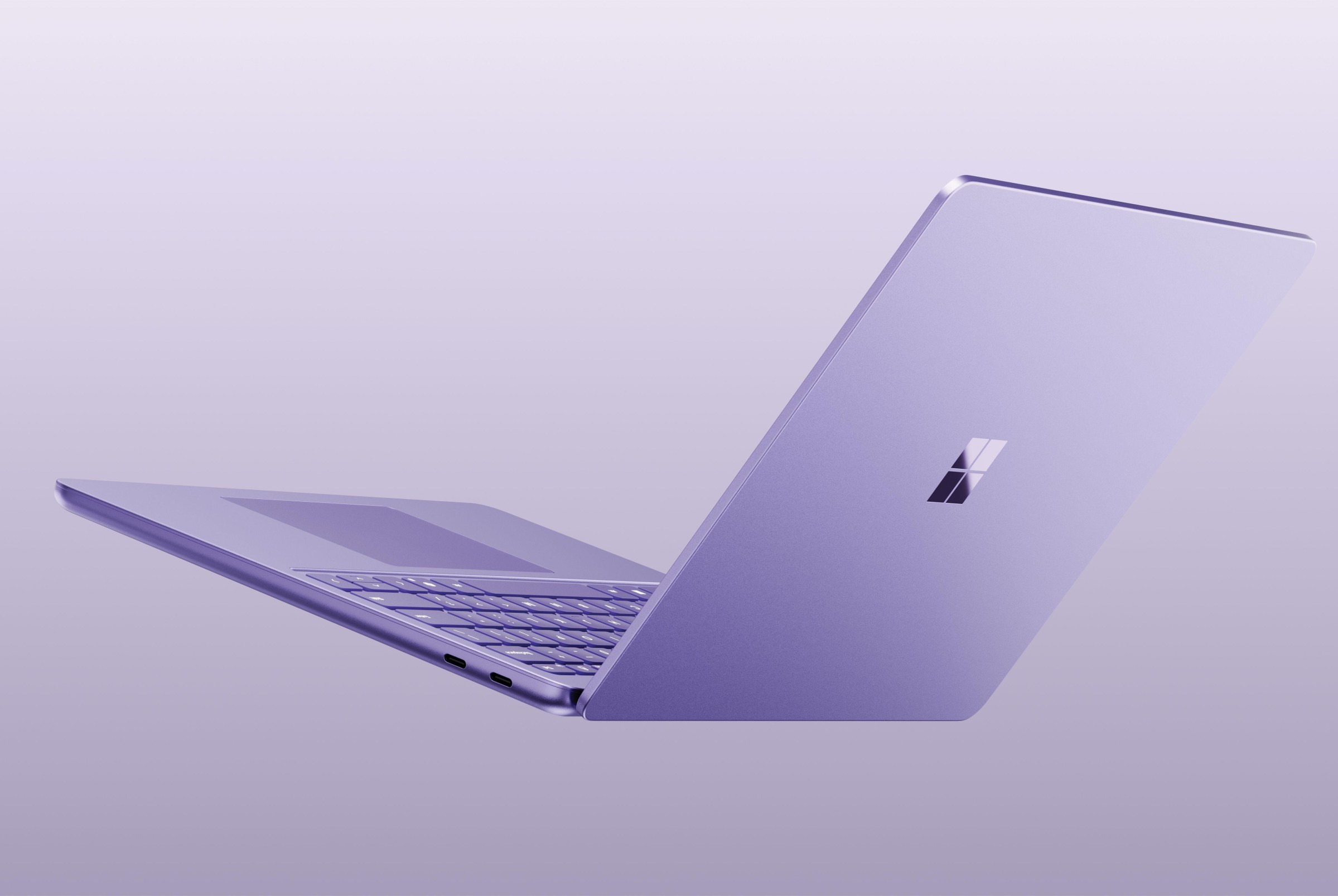 Surface Pro 12 inch phiên bản thứ hai với ba màu đen, bạc và tím