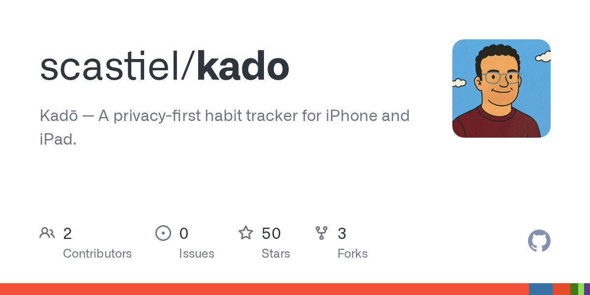 Kadō: Ứng dụng theo dõi thói quen mã nguồn mở cho iOS với điểm số thông minh, không tài khoản, không theo dõi