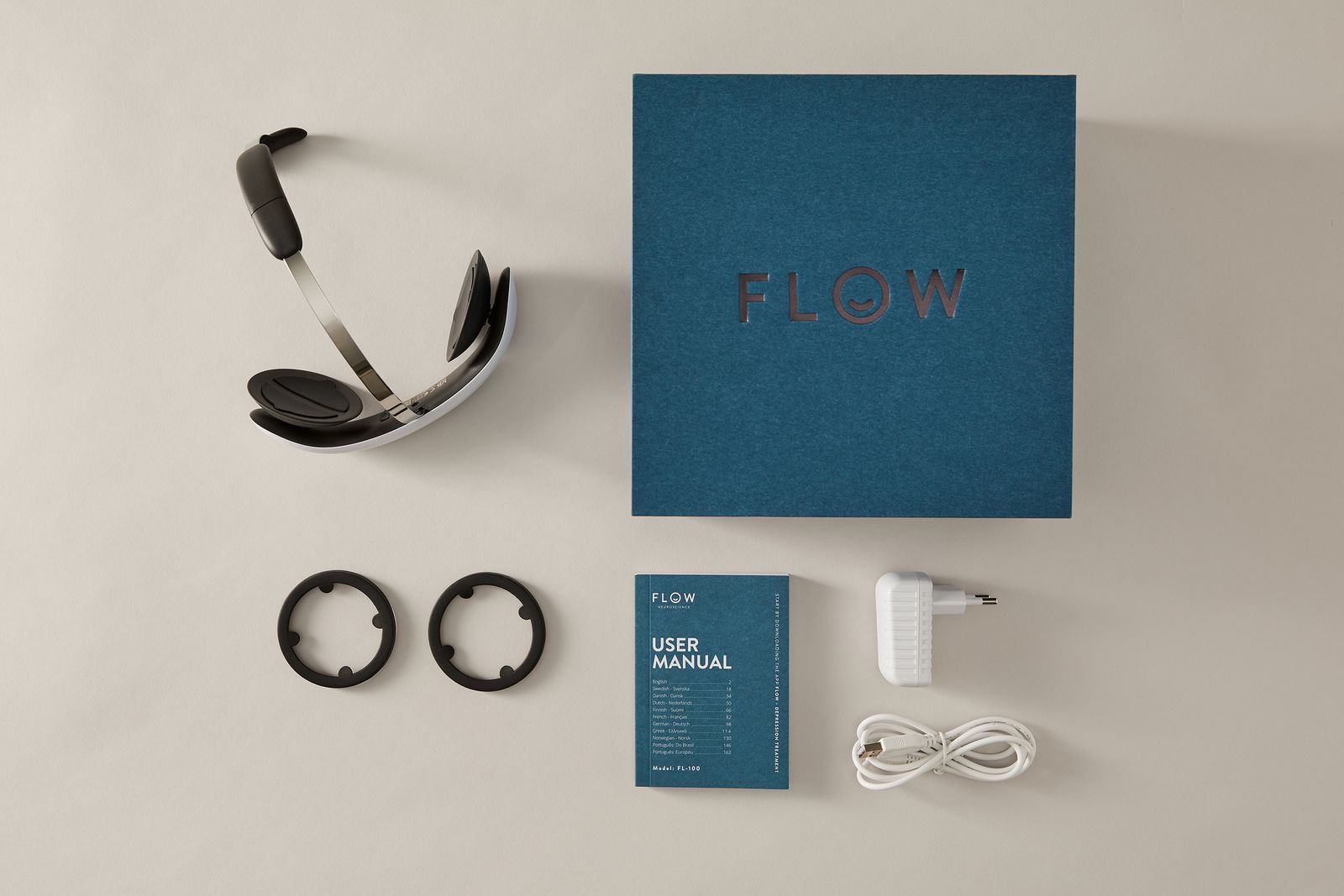 Thiết bị đeo đầu trị trầm cảm của Flow Neuroscience