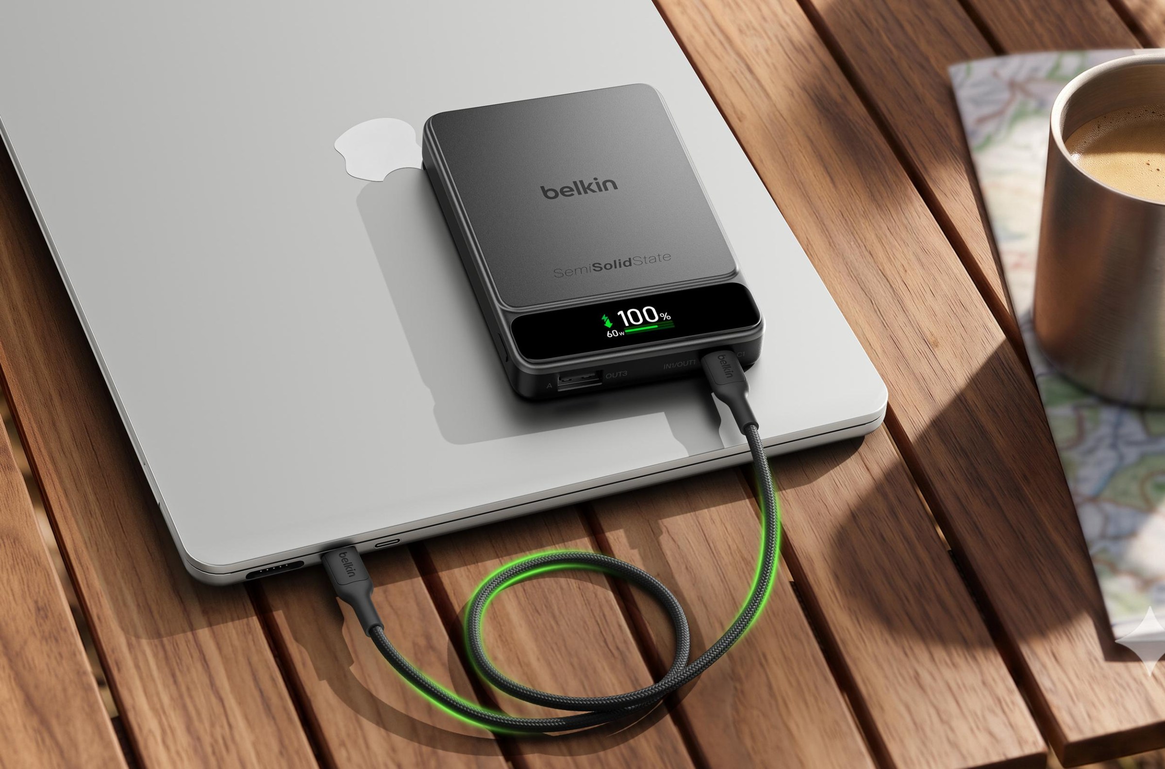 Sạc dự phòng Belkin với công nghệ pin bán thể rắn