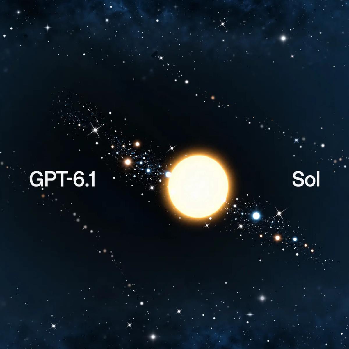 GPT-6.1 Sol thay thế GPT-6 Sol chỉ sau 7 ngày, trí tuệ tiệm cận Astra