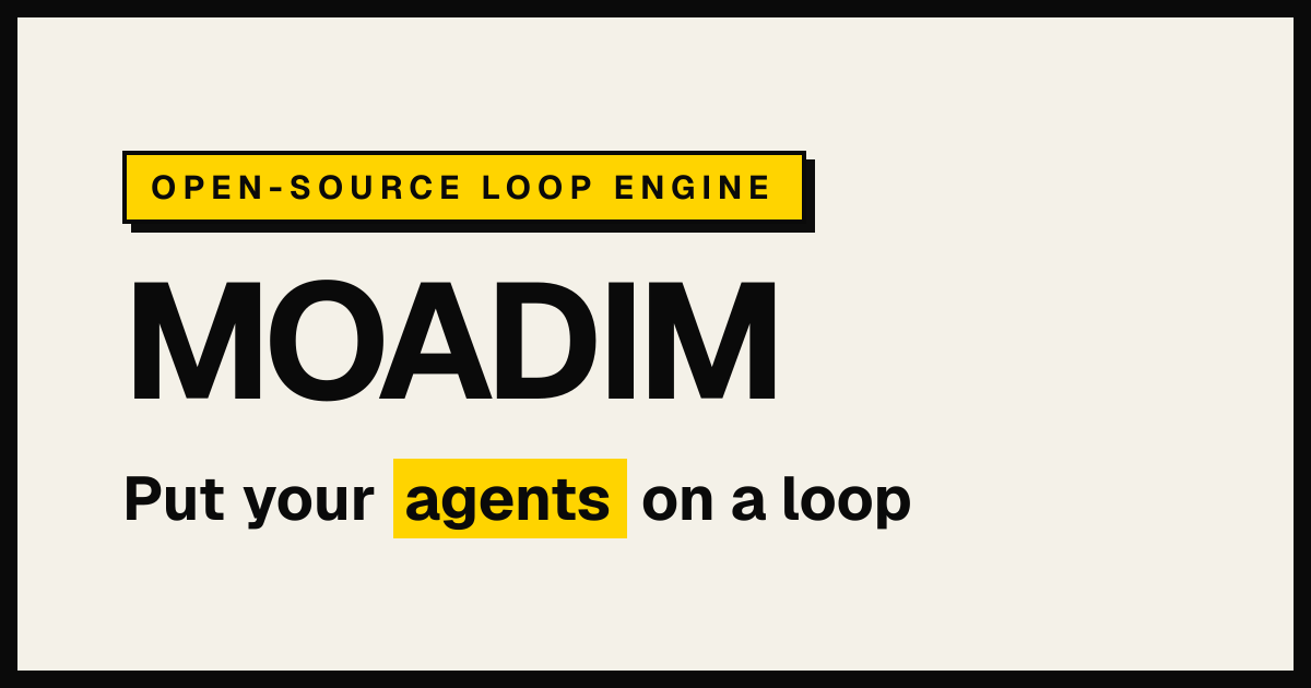 Moadim.io – Trình lập lịch mã nguồn mở cho AI agents, điều khiển qua Git