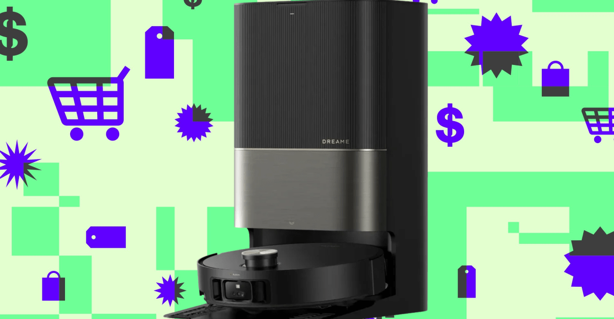 Robot hút bụi lai Dreame X50 Ultra leo bậc thang giảm giá mạnh
