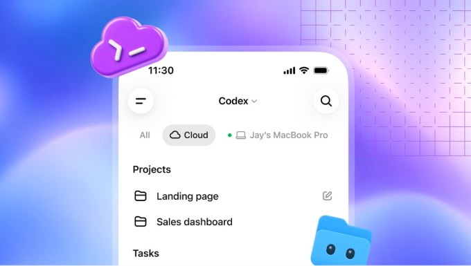 Giao diện Codex với môi trường đám mây tái sử dụng