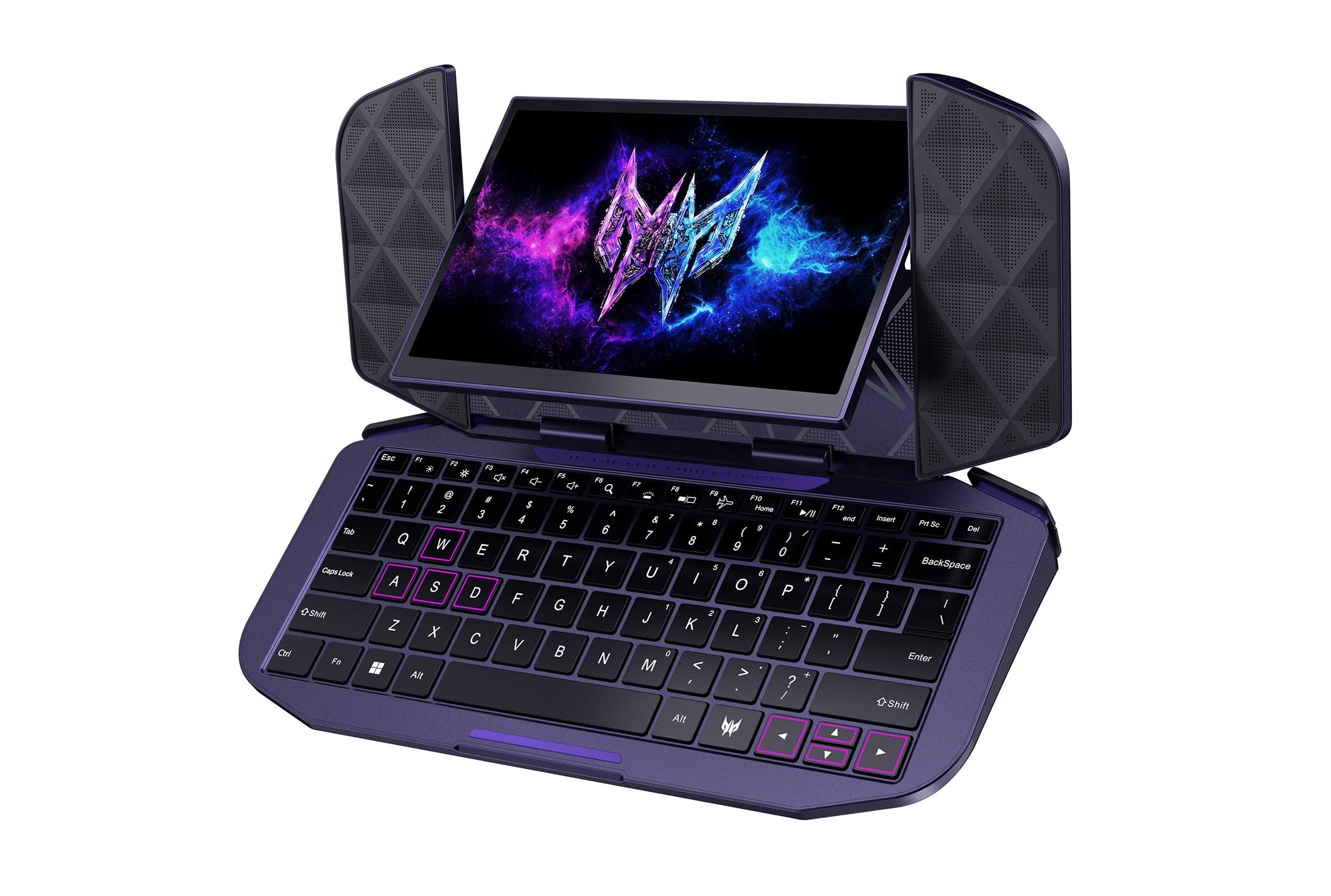 Acer Project DualPlay Mini với thiết kế đóng gọn giống handheld truyền thống