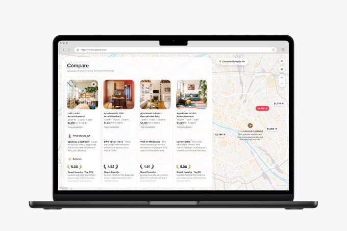 So sánh bất động sản bằng AI trên Airbnb
