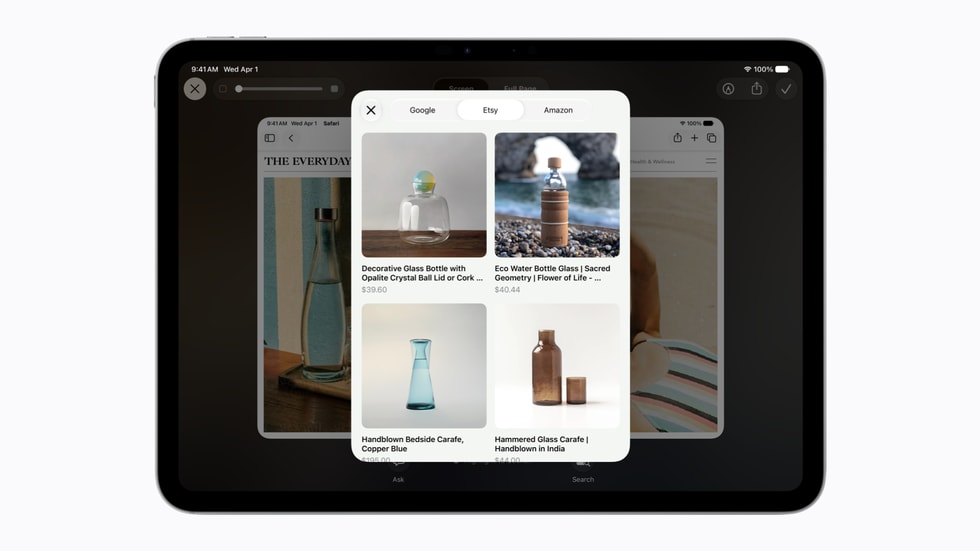 Visual Intelligence trên iPadOS 27