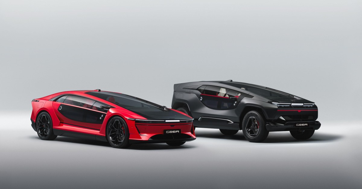 Ceer Exobot: Xe điện Saudi Arabia gây choáng với thiết kế như tàu vũ trụ