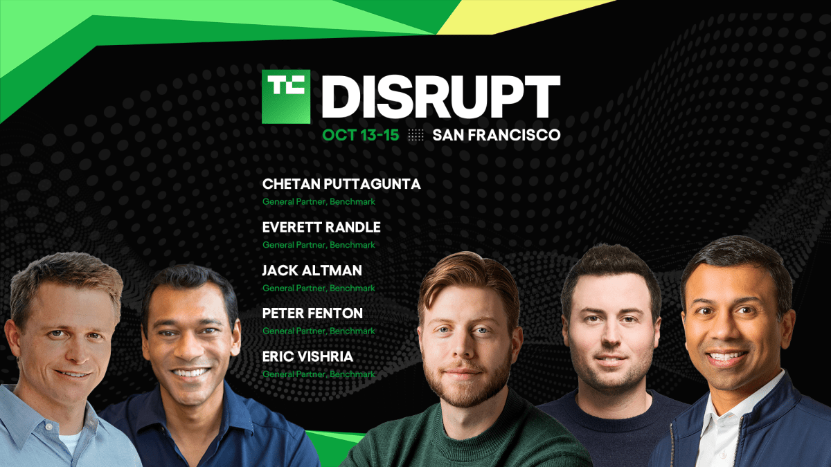 Benchmark lần đầu hội tụ đủ 5 đối tác tại TechCrunch Disrupt 2026: Startup đột phá tiếp theo sẽ đến từ đâu?