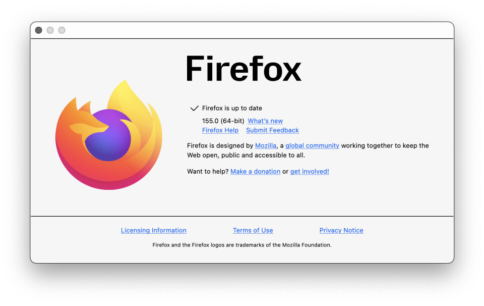 Firefox 155 khi đã tắt AI trông không khác gì các phiên bản trước