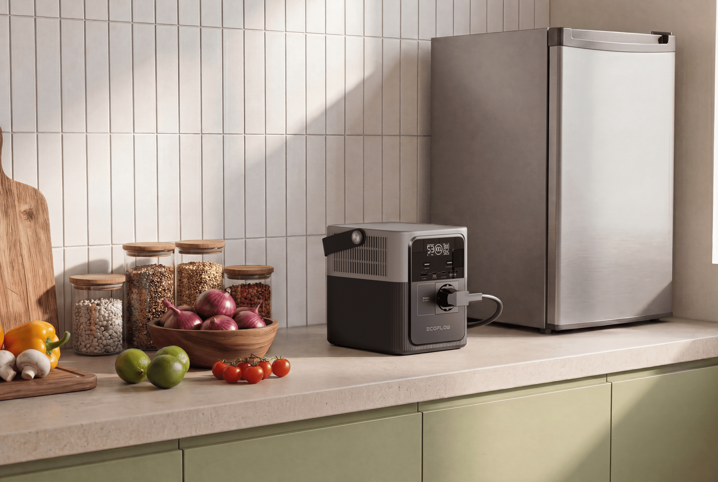EcoFlow River 260 Gen4 chỉ có một ổ cắm AC với công suất 300W nhưng vẫn đầy đủ các cổng USB