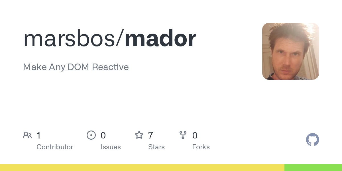 Mador.js – Thư viện 855 byte giúp DOM phản ứng dữ liệu mà không cần framework