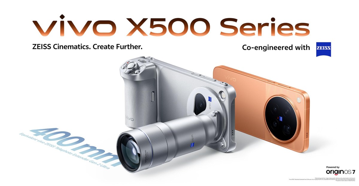 Vivo X500 Pro Max ra mắt: Dải động 17 stop và quay slow-motion 4K240