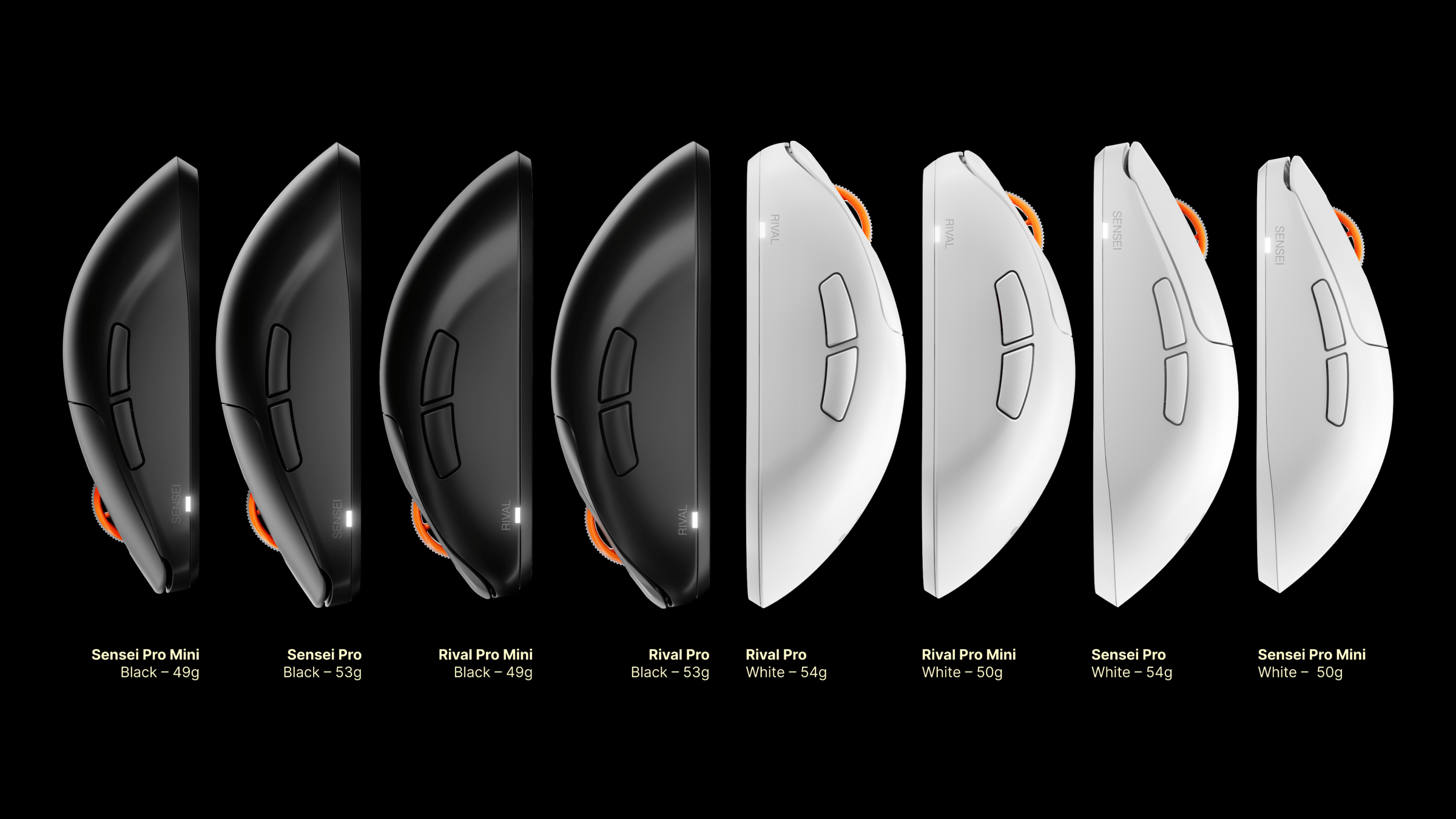 Bộ đôi chuột SteelSeries Rival Pro và Sensei Pro