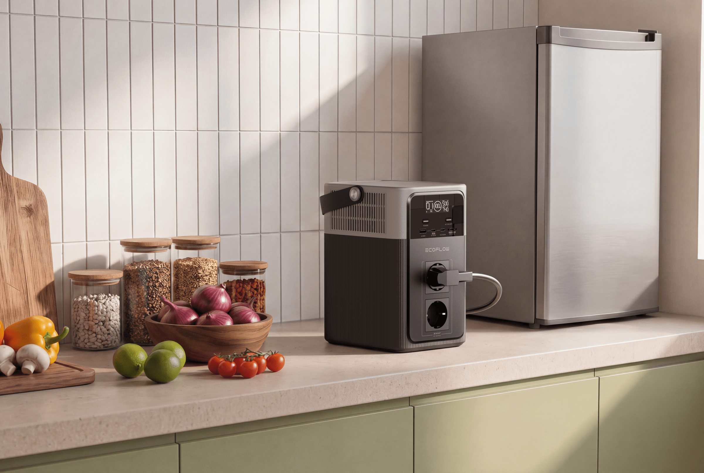 EcoFlow River 520 Gen4 có thể cấp điện cho tủ lạnh cỡ lớn hơn nhiều so với hình minh họa