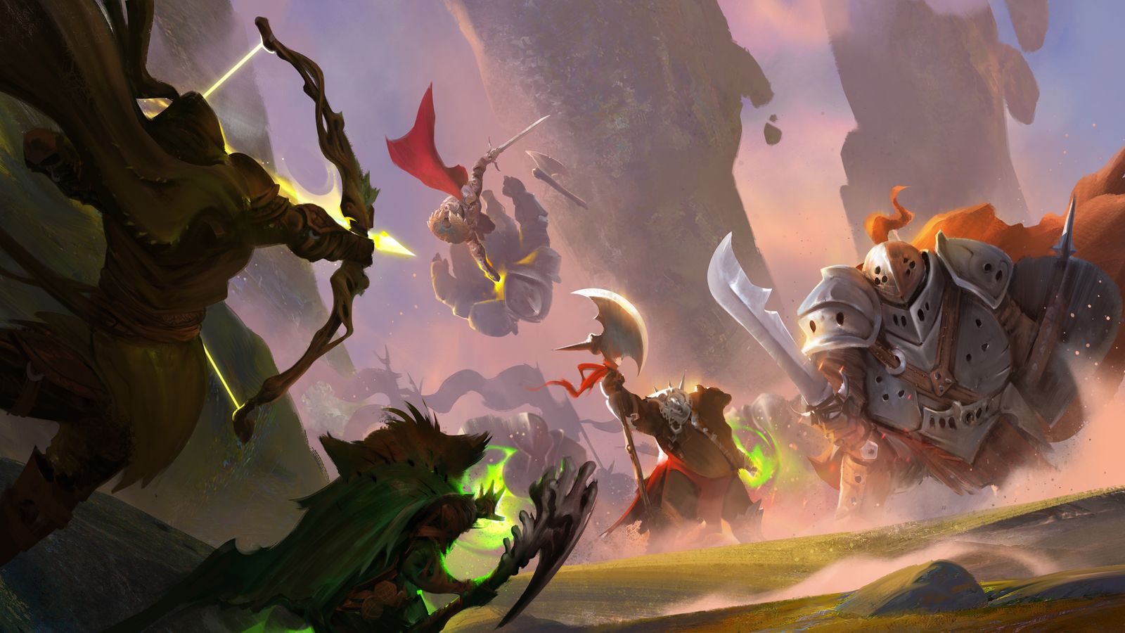 Một khoảnh khắc chiến đấu trong Guild Wars 3