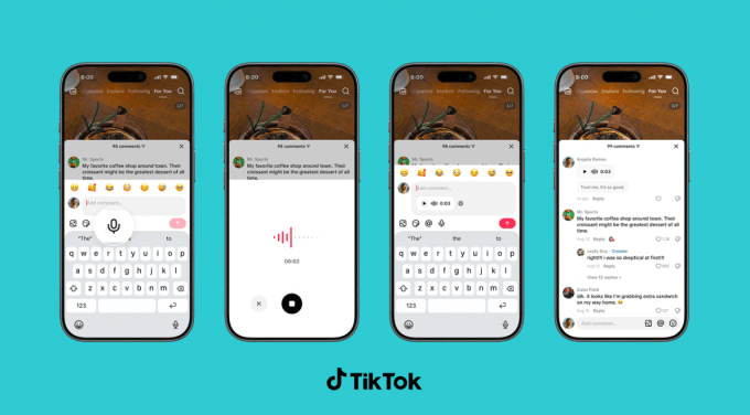Bình luận bằng giọng nói trên TikTok