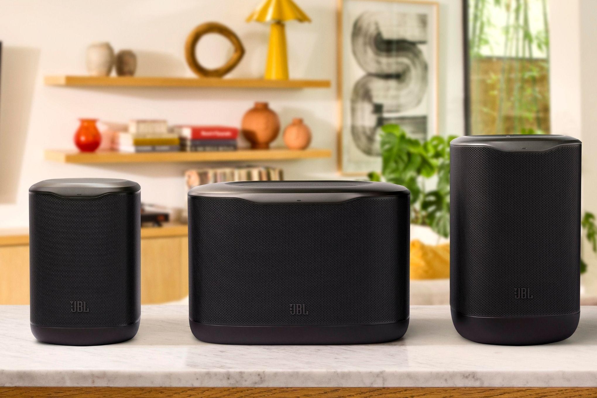 Bộ ba loa JBL Cove M1, X1 và P1 với thiết kế hiện đại