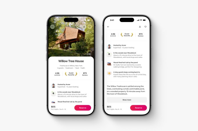 Giao diện tìm kiếm AI của Airbnb với các bộ lọc động