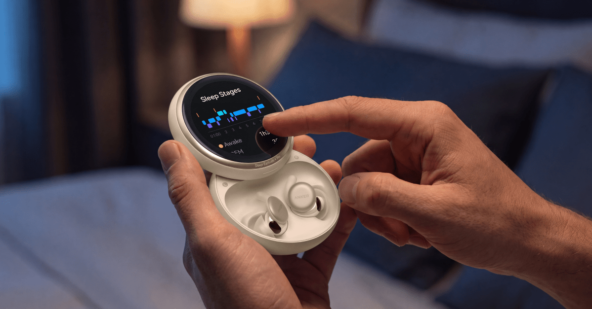 Anker thêm màn hình vào hộp sạc của tai nghe ngủ mới