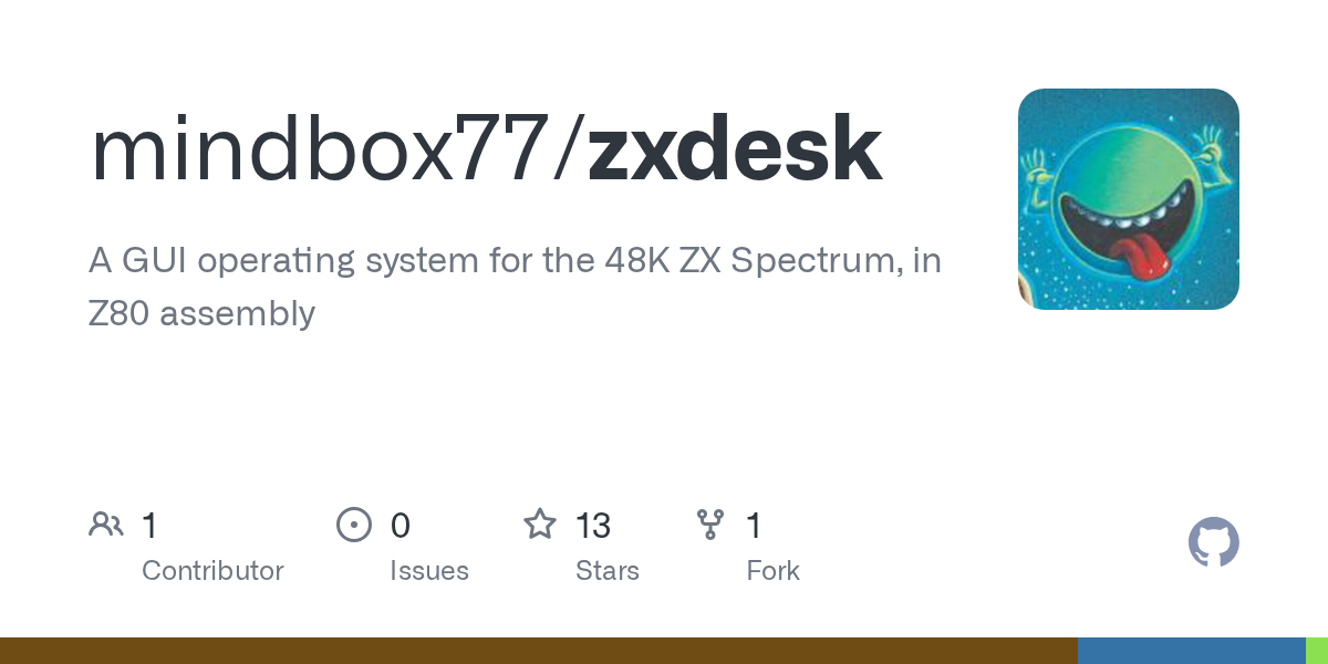 ZX Desk: Giao diện đồ họa desktop trên chiếc ZX Spectrum 48K