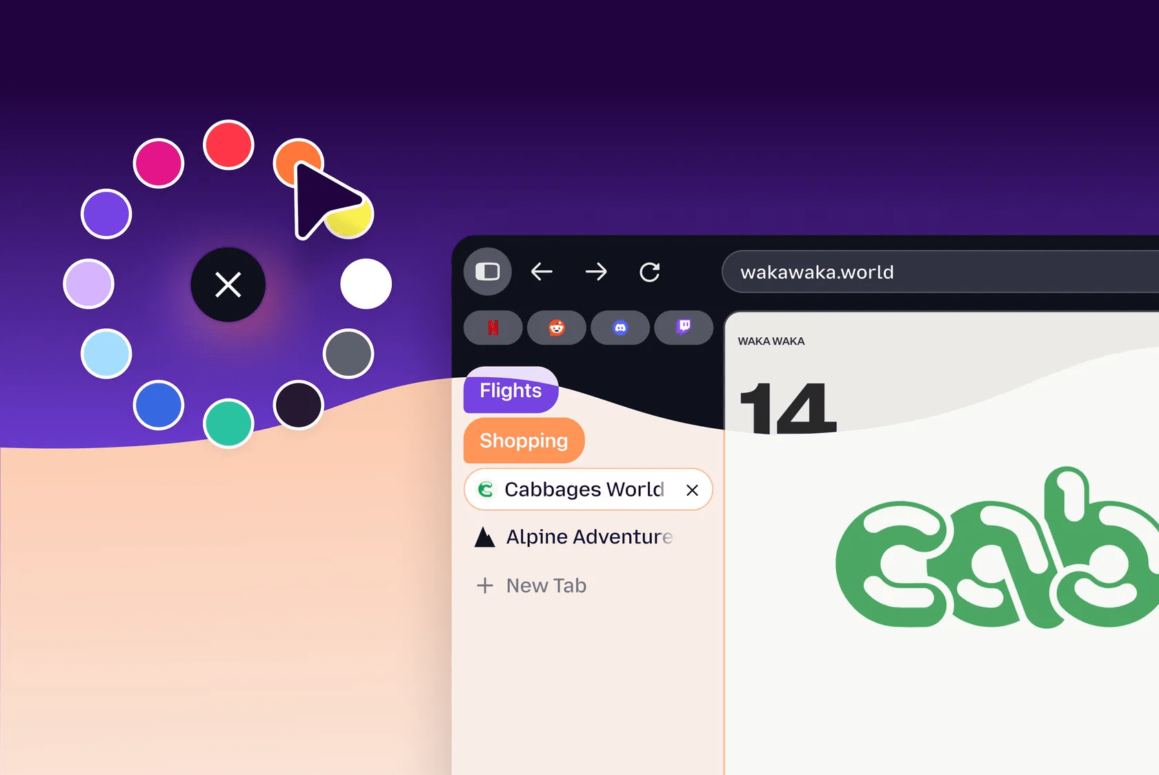 Giao diện Firefox mới với các tab và thanh công cụ bo tròn