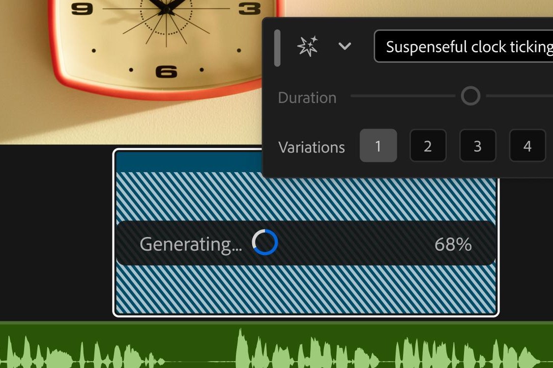Giao diện Generative Media mới trong Premiere