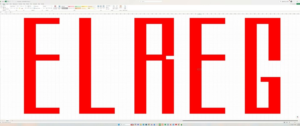 Màn hình Dell UltraSharp 52 hiển thị bảng tính Excel với hàng nghìn ô