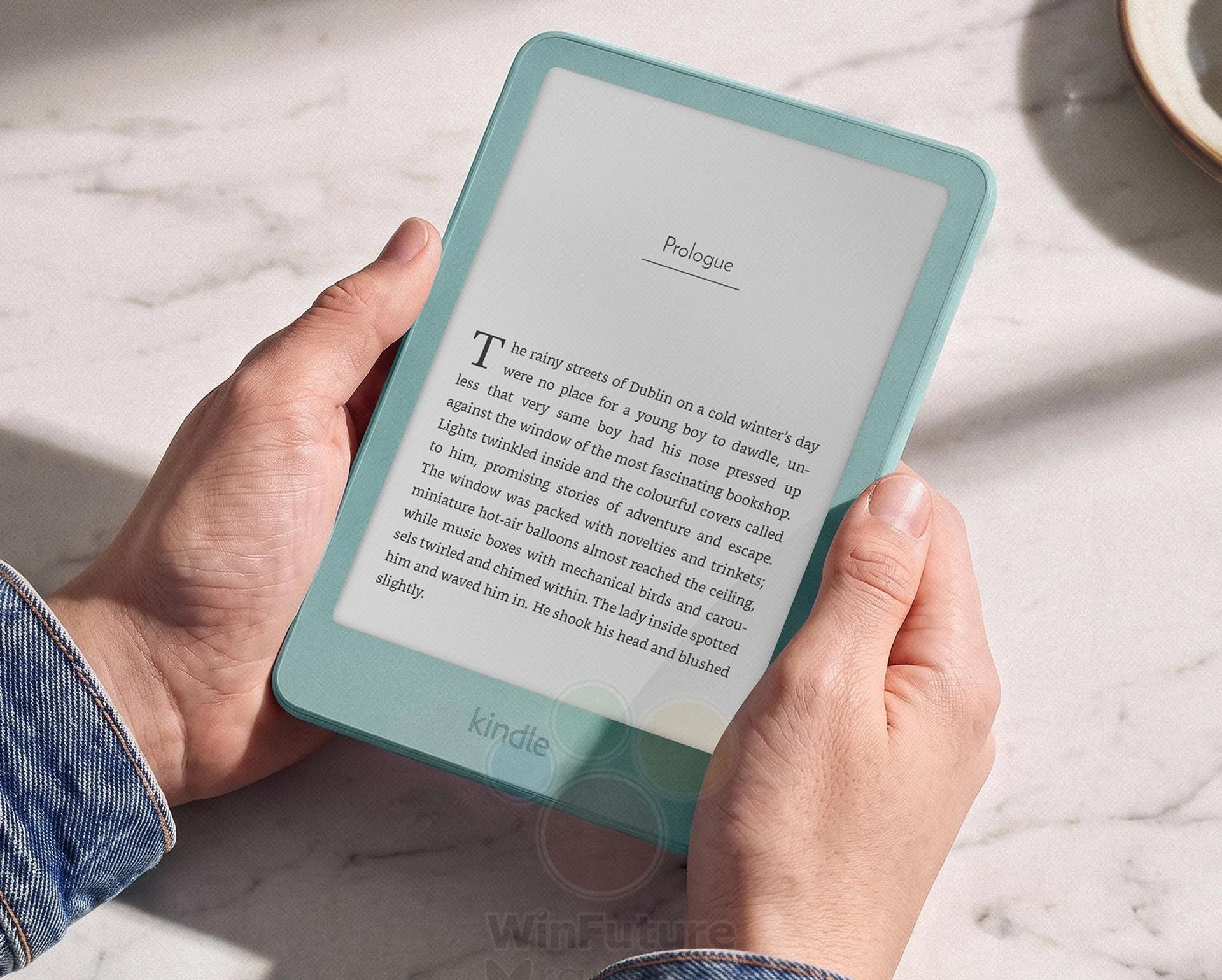 Mặt sau và các chi tiết thiết kế của Kindle mới